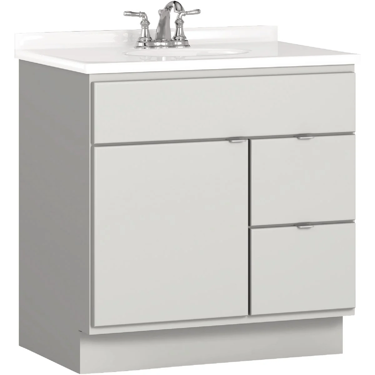 Solid Bertch Riverside 30 In. W x 34-1 2 In. H x 21 In. D Lighthouse Vanity Base 2 Door 2 Drawer Quality