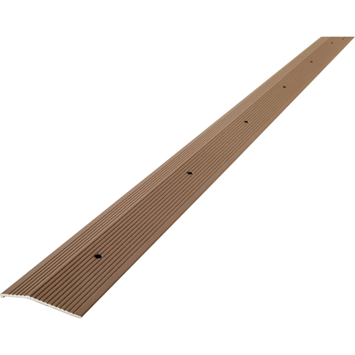 Responsible M-D Spice Fluted 2 In. x 36 In. Aluminum Carpet Trim Natural