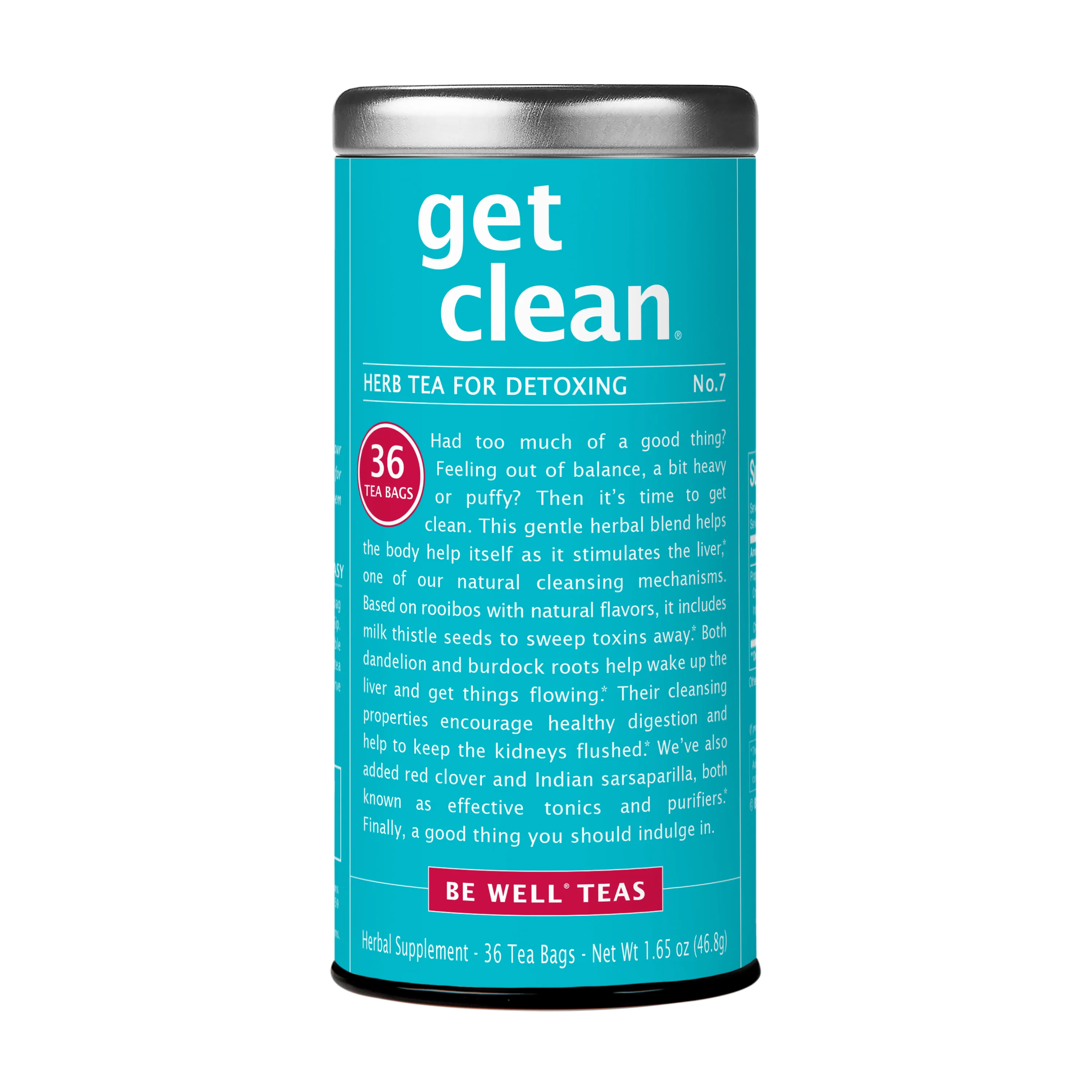 Classic The Republic of Tea get clean No.7 Red Tea High-End