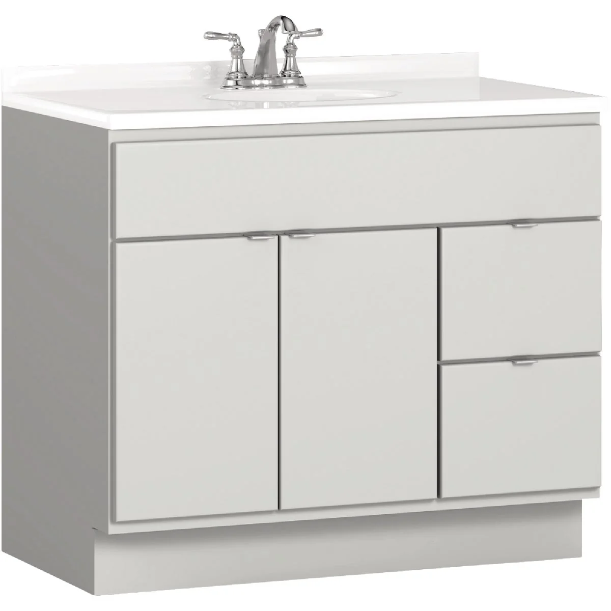 Powerful Bertch Riverside 36 In. W x 34-1 2 In. H x 21 In. D Lighthouse Vanity Base 2 Door 2 Drawer Fine