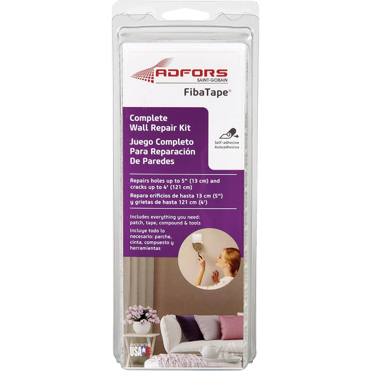 Exceptional FibaTape Complete Drywall Repair Kit 5-Piece Solid