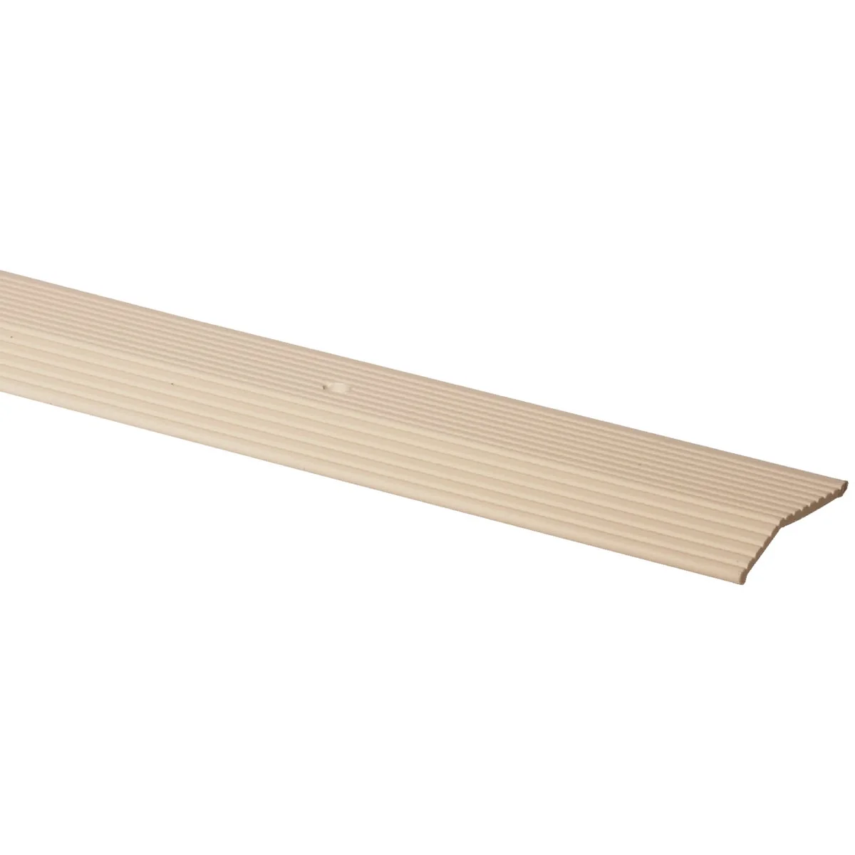Relaxed M-D Almond Fluted 1-3 8 In. x 6 Ft. Aluminum Carpet Trim Bar Wide Clean