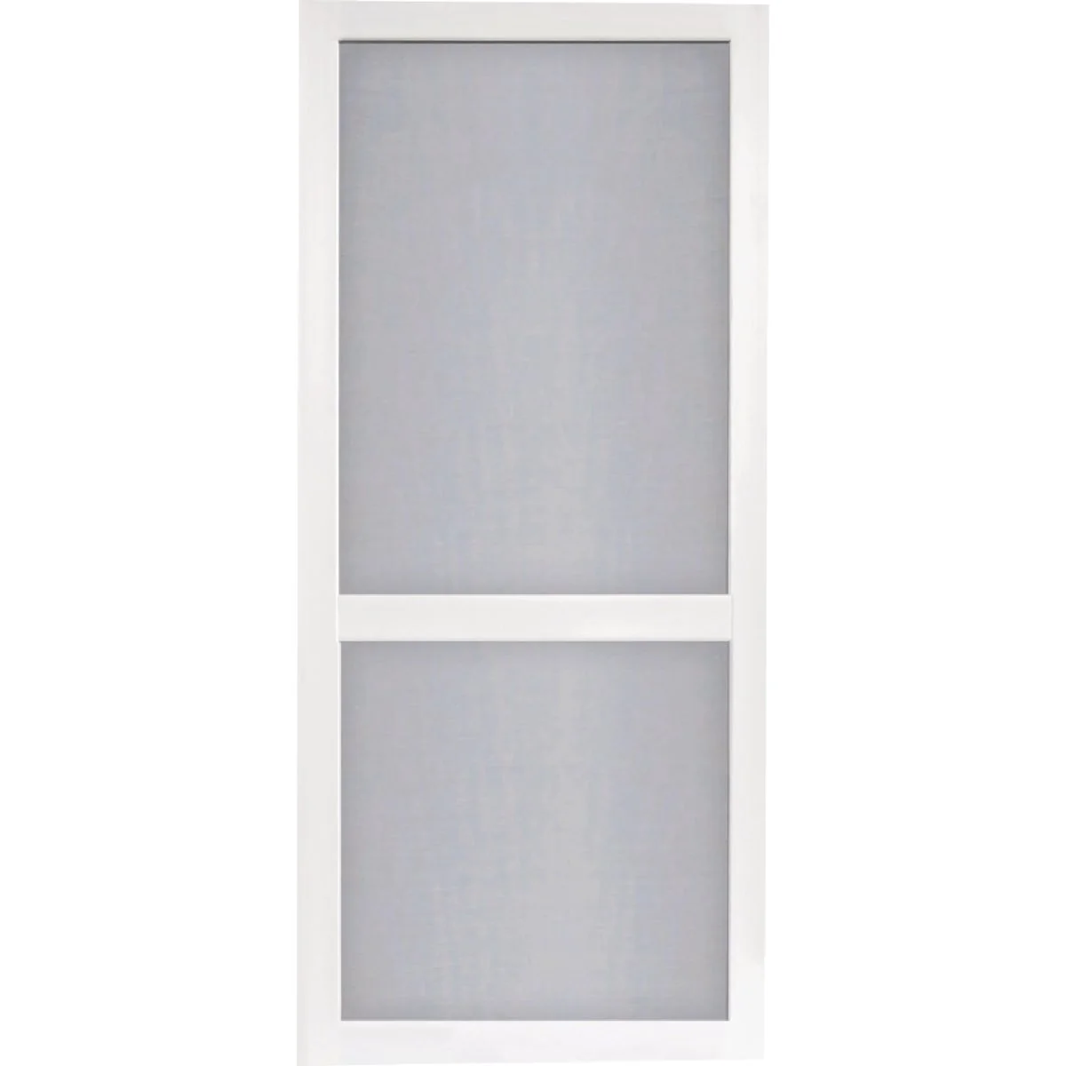 Detailed Screen Tight Vinylcraft 32 In. W x 80 In. H x 1 In. Thick White Vinyl Screen Door Verified