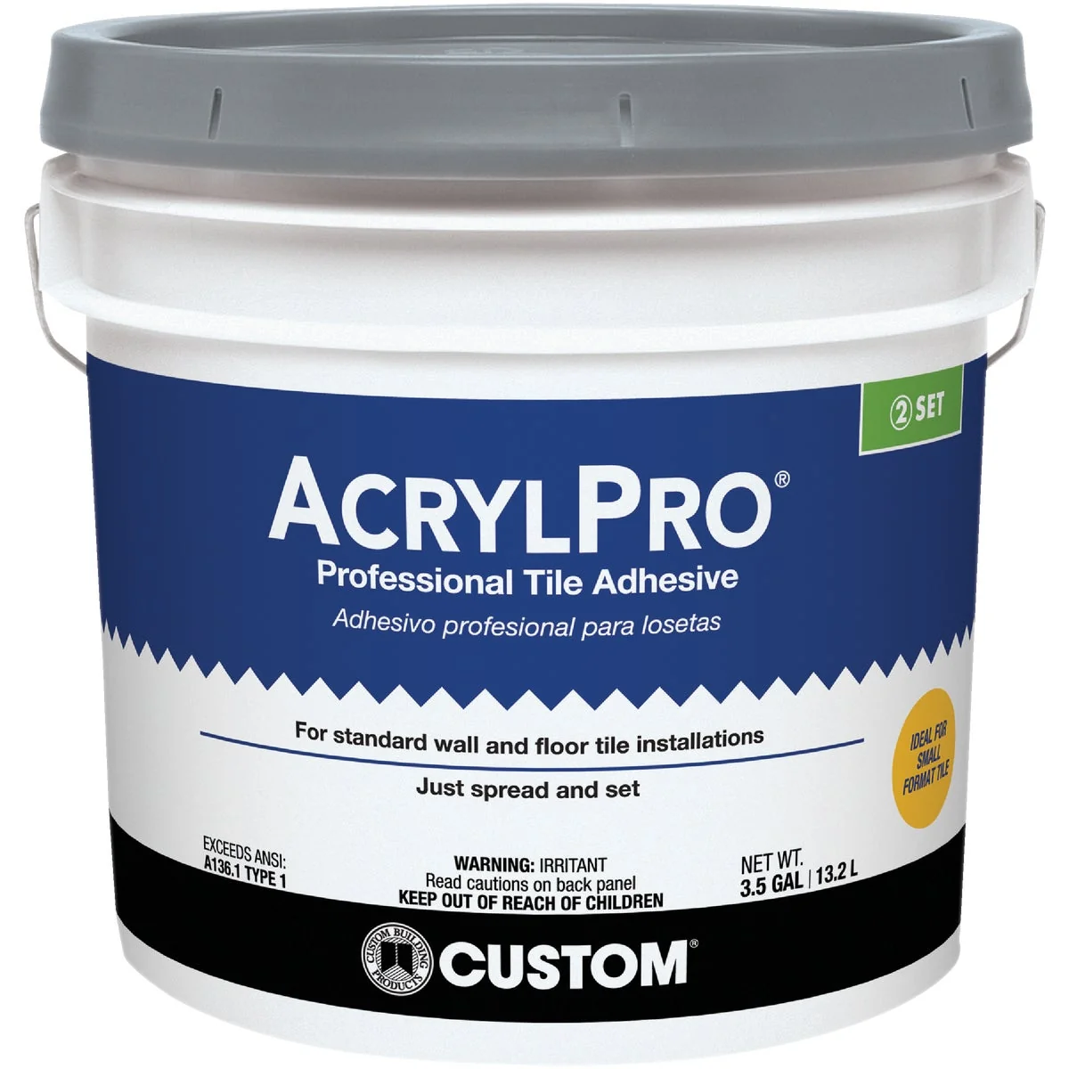 Certified AcrylPro 3.5 Gal. Ceramic Tile Adhesive Original