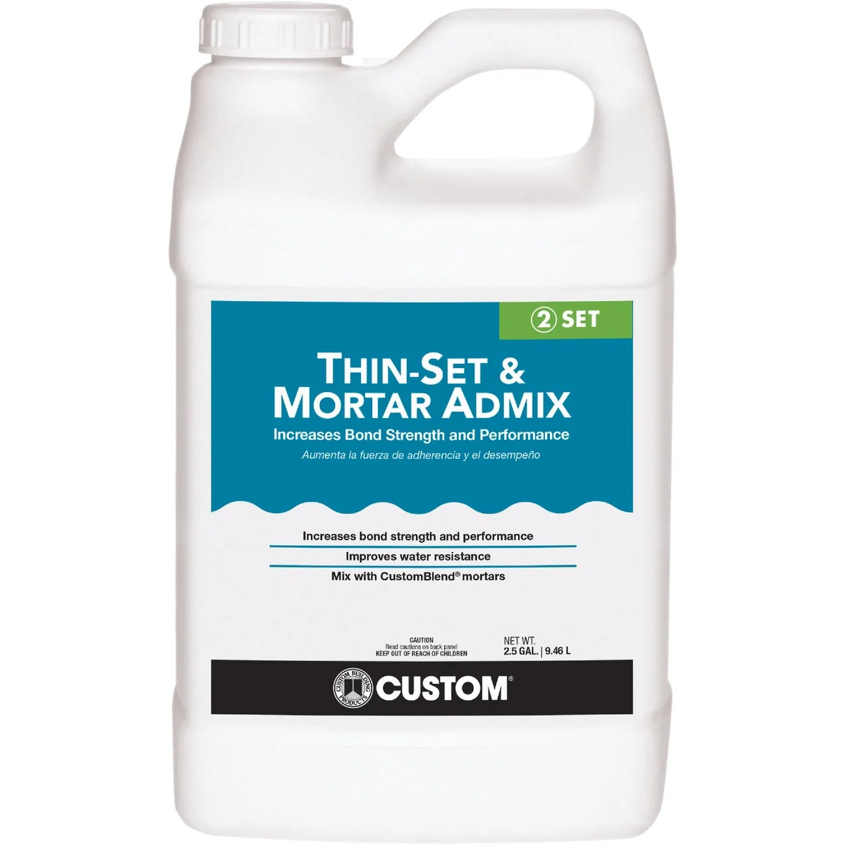 Soft Custom 2-1 2 Gal. Thinset Mortar Grout Additive Proven