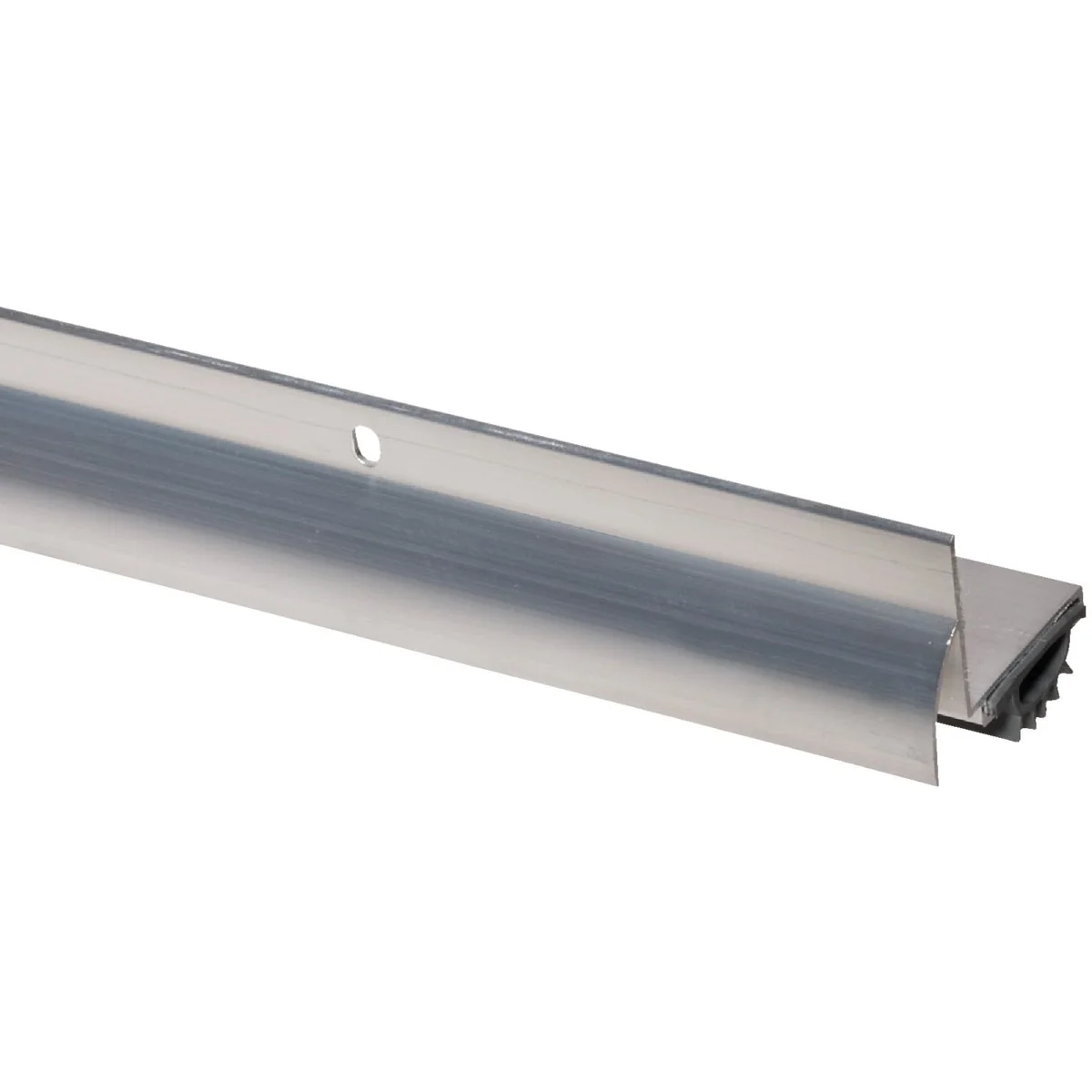 Genuine M-D 1.75 In. W. x 1.25 In. H. x 36 In. L. Silver Vinyl L-Shaped Door Bottom with Drip Cap for 1-3 8 1-3 4 In. Door Optimized