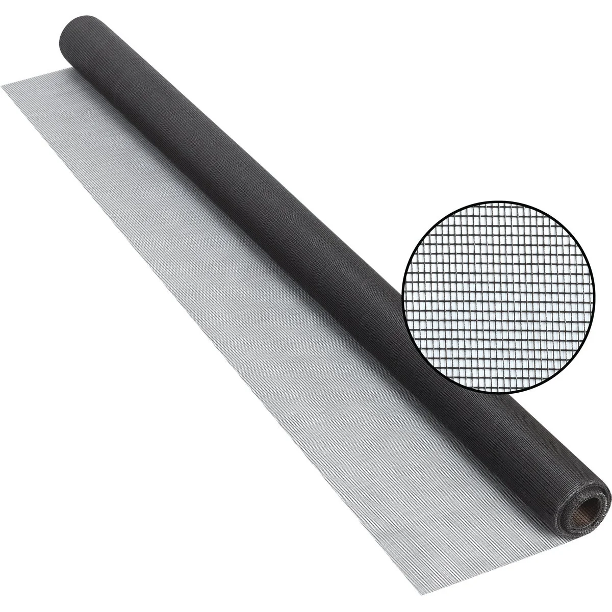 Enhanced Phifer 30 In. x 25 Ft. Charcoal Fiberglass Screen Cloth Dependable