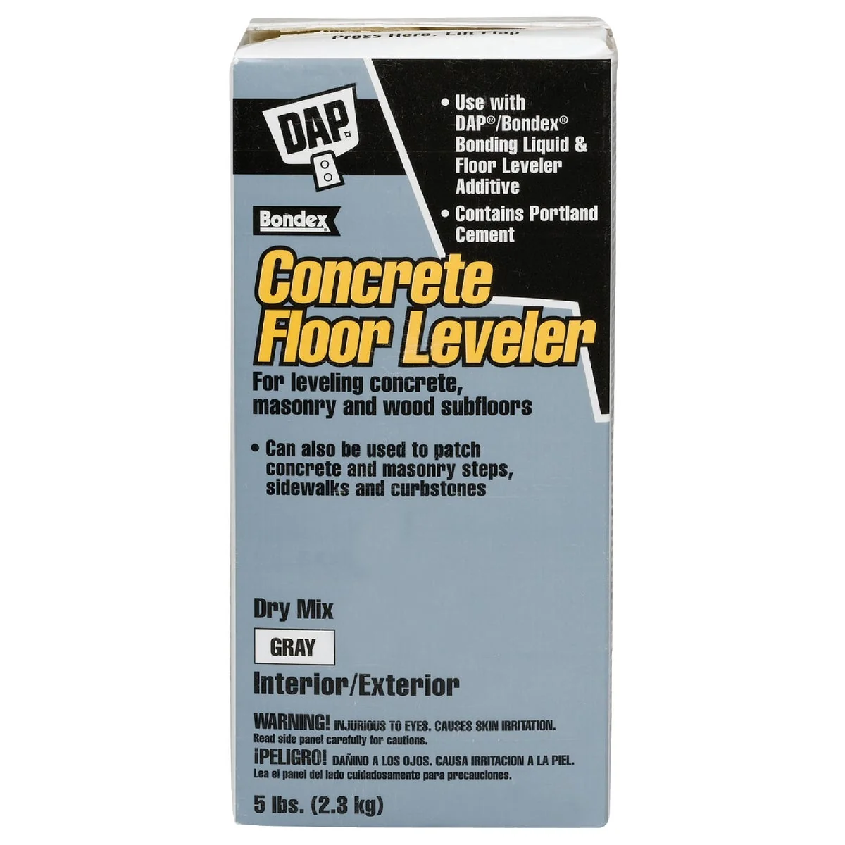 Next-Generation DAP Bondex Concrete Floor Leveler Gray 5 Lbs. Environmentally Friendly