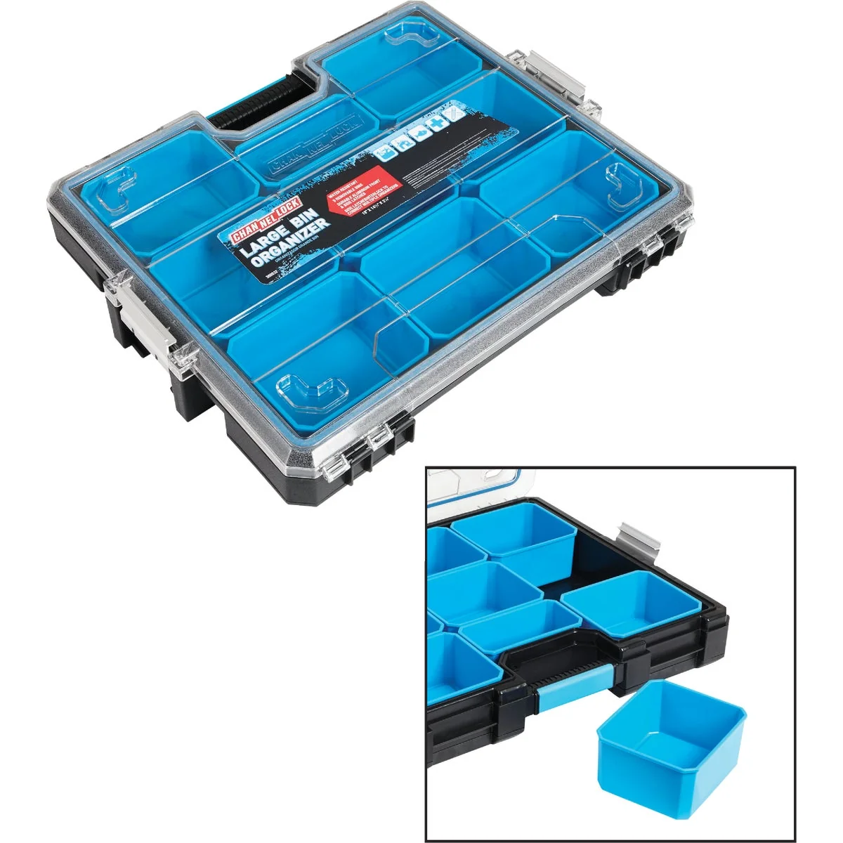 High-Performance Channellock Large Parts Storage Box Powerful