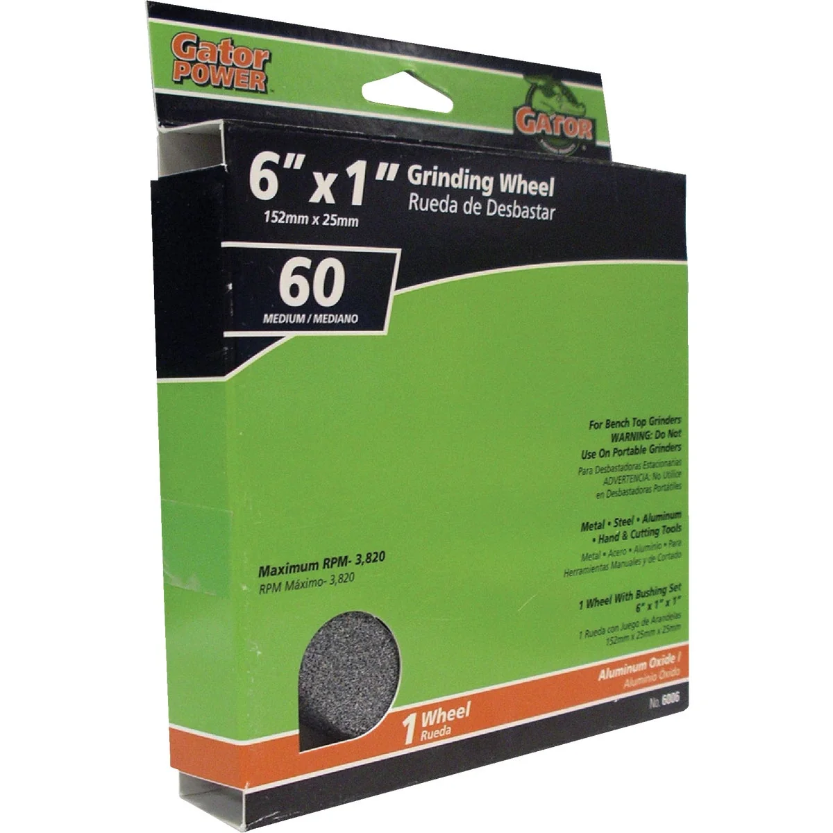 Detailed Gator Blade 6 In. 1 In. Adjustable – 1 3 4 5 8 1 2 Bench Grinding Wheel Advanced