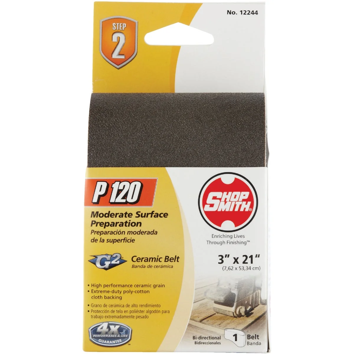 High-End Gator Blade 3 In. x 21 In. 120 Grit Heavy-Duty Sanding Belt Carefully Designed