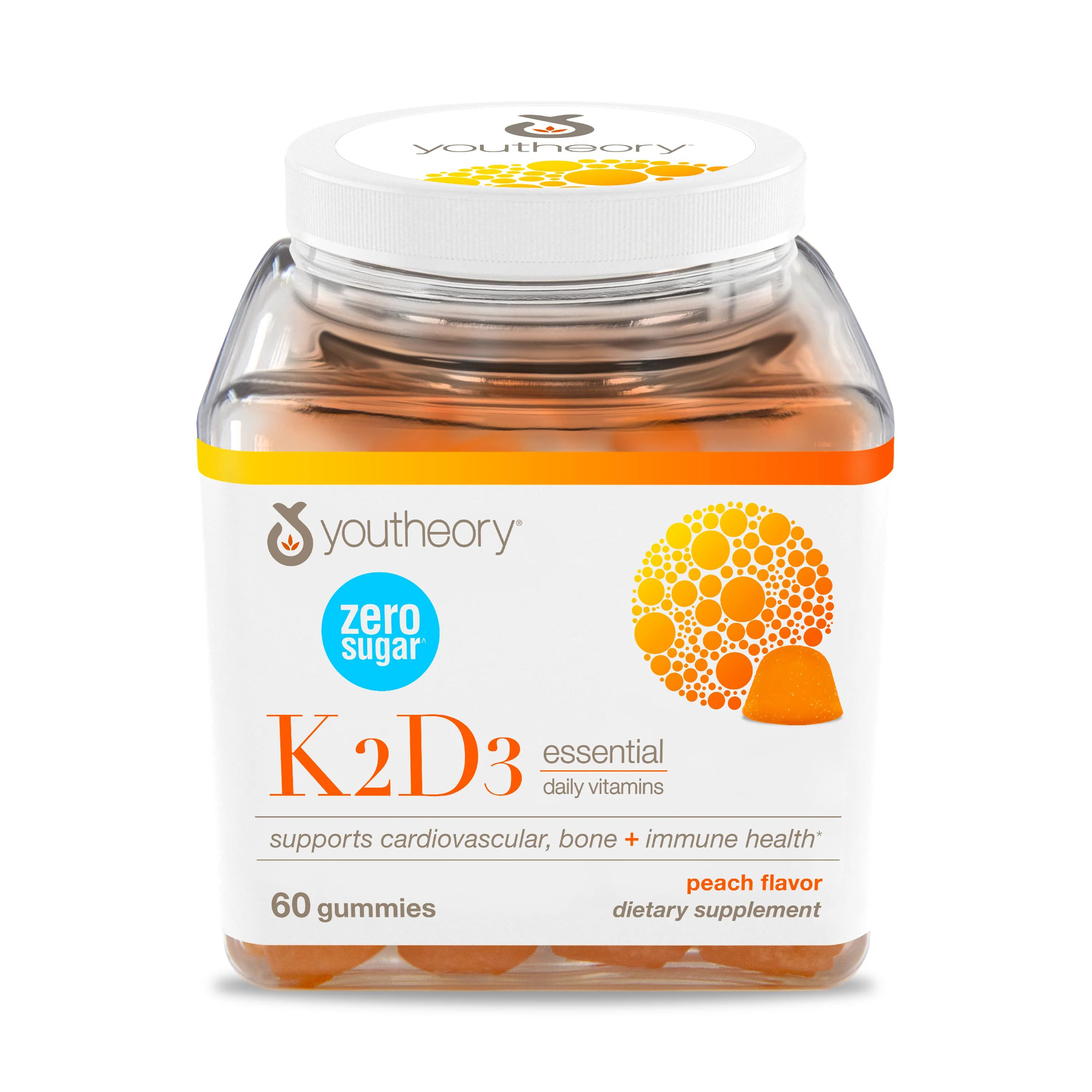 Sustainable Youtheory Vitamin K2D3 Zero Sugar Gummy Reliable