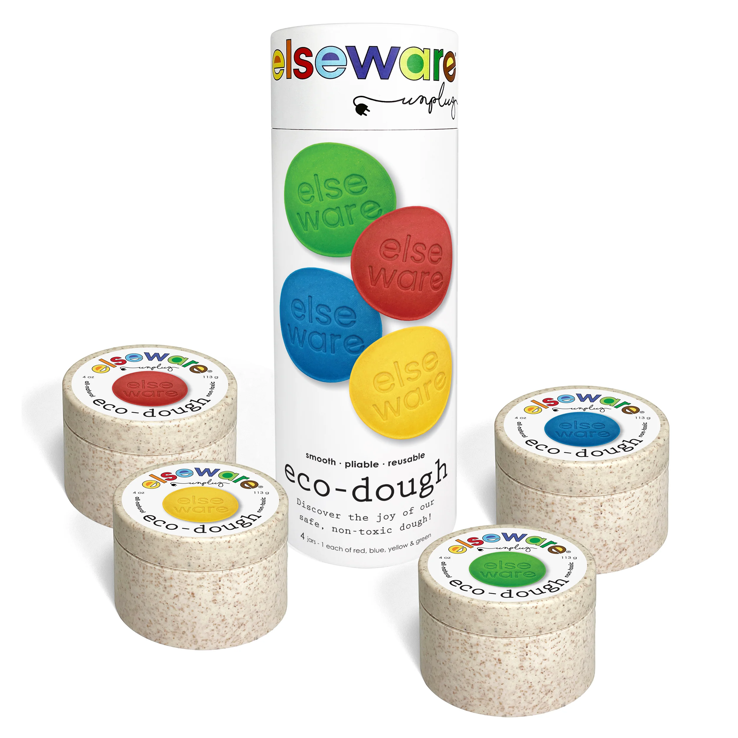 Official Elseware Unplug Eco-Dough – Ages 3 Traditional