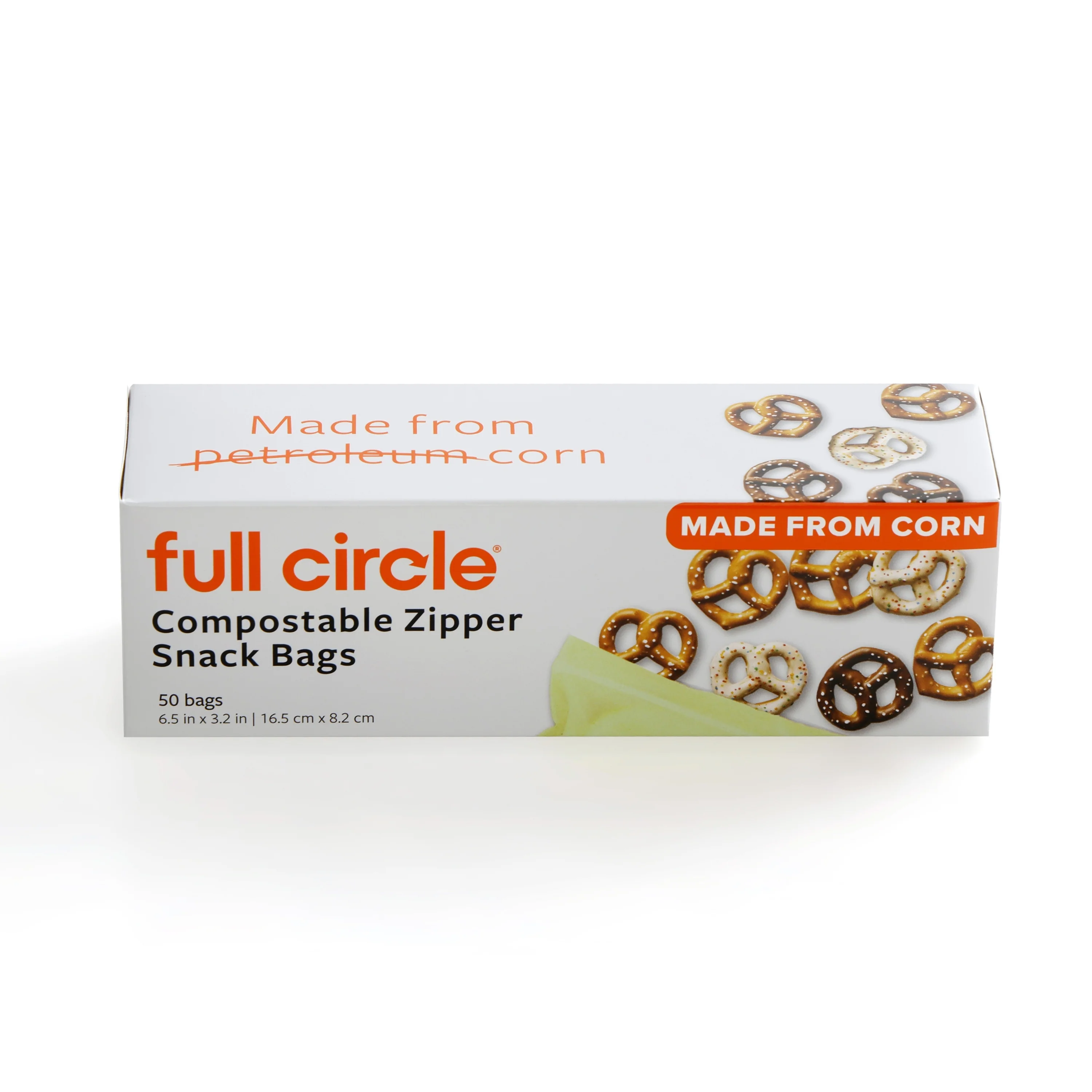 Superior Full Circle Compostable Zipper Snack Bags Healthy