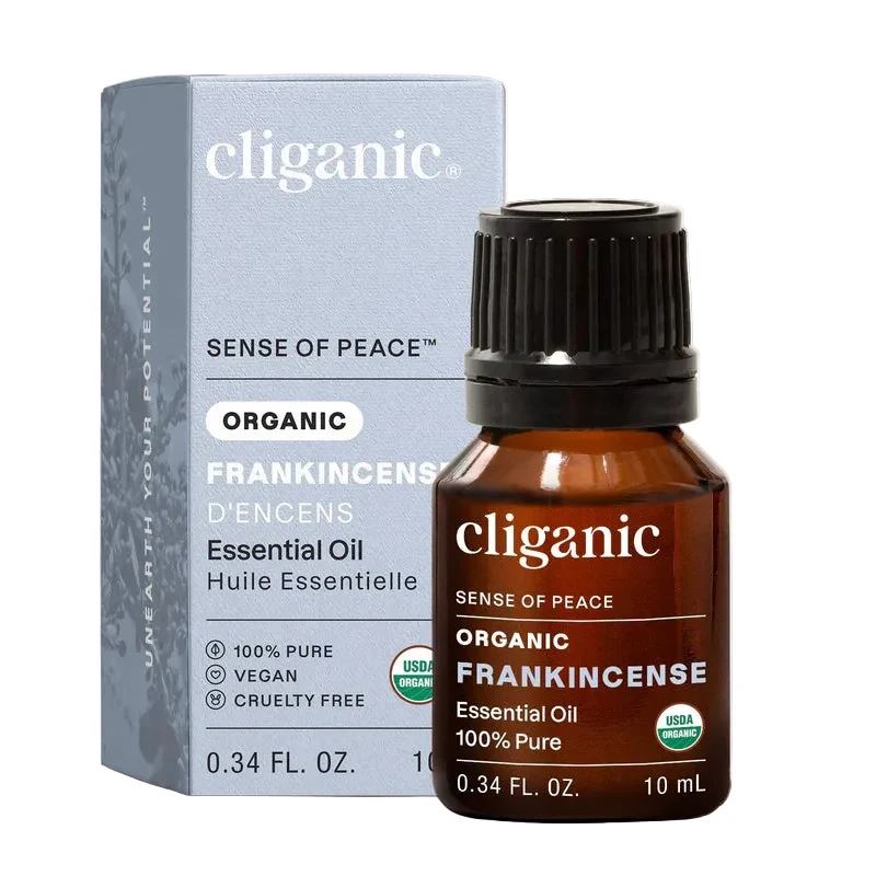 Advanced Cliganic Organic Frankincense Essential Oil – Sense of Peace Crafted