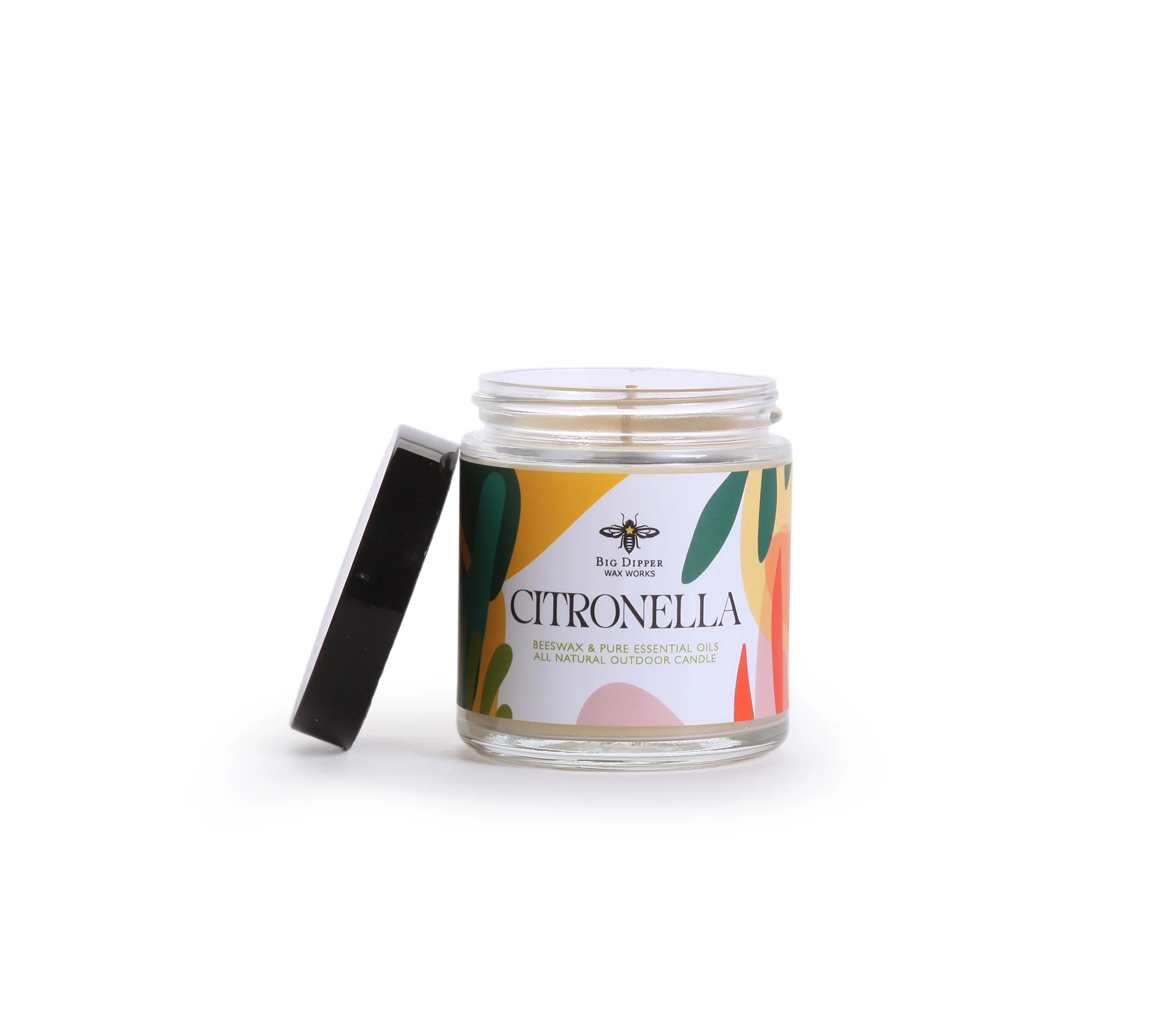 Natural Big Dipper Wax Works Citronella Apothecary Glass Candle Carefully Designed
