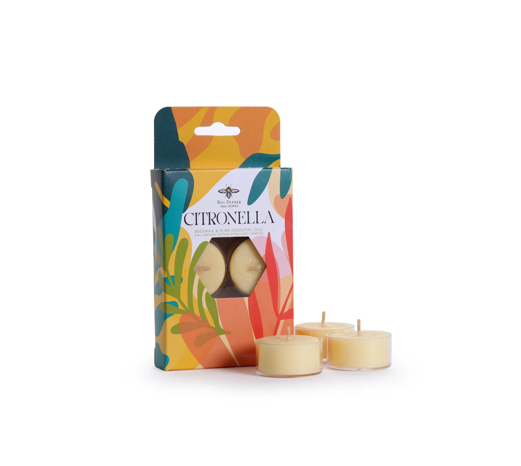 Original Big Dipper Wax Works Citronella Tea Light Candles Functional