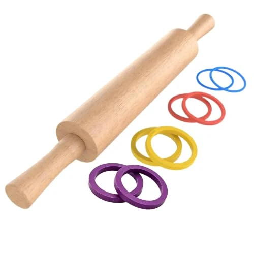 Excellent Rolling Pin with Handles Fine