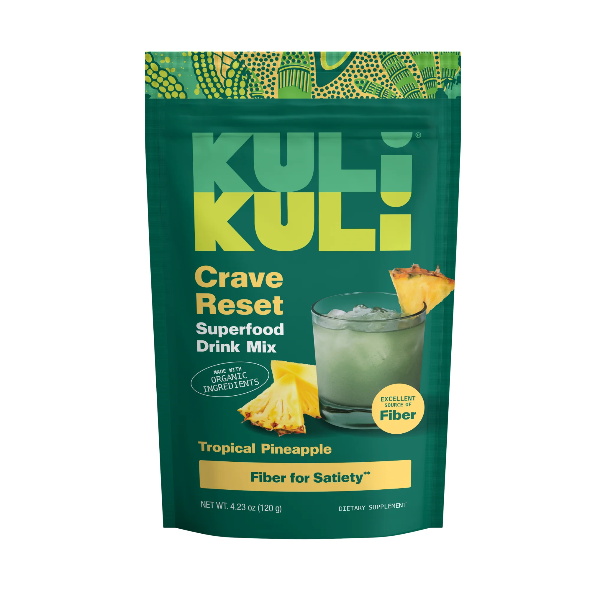 Secure Kuli Kuli Foods Crave Reset Superfood Drink Mix Solid
