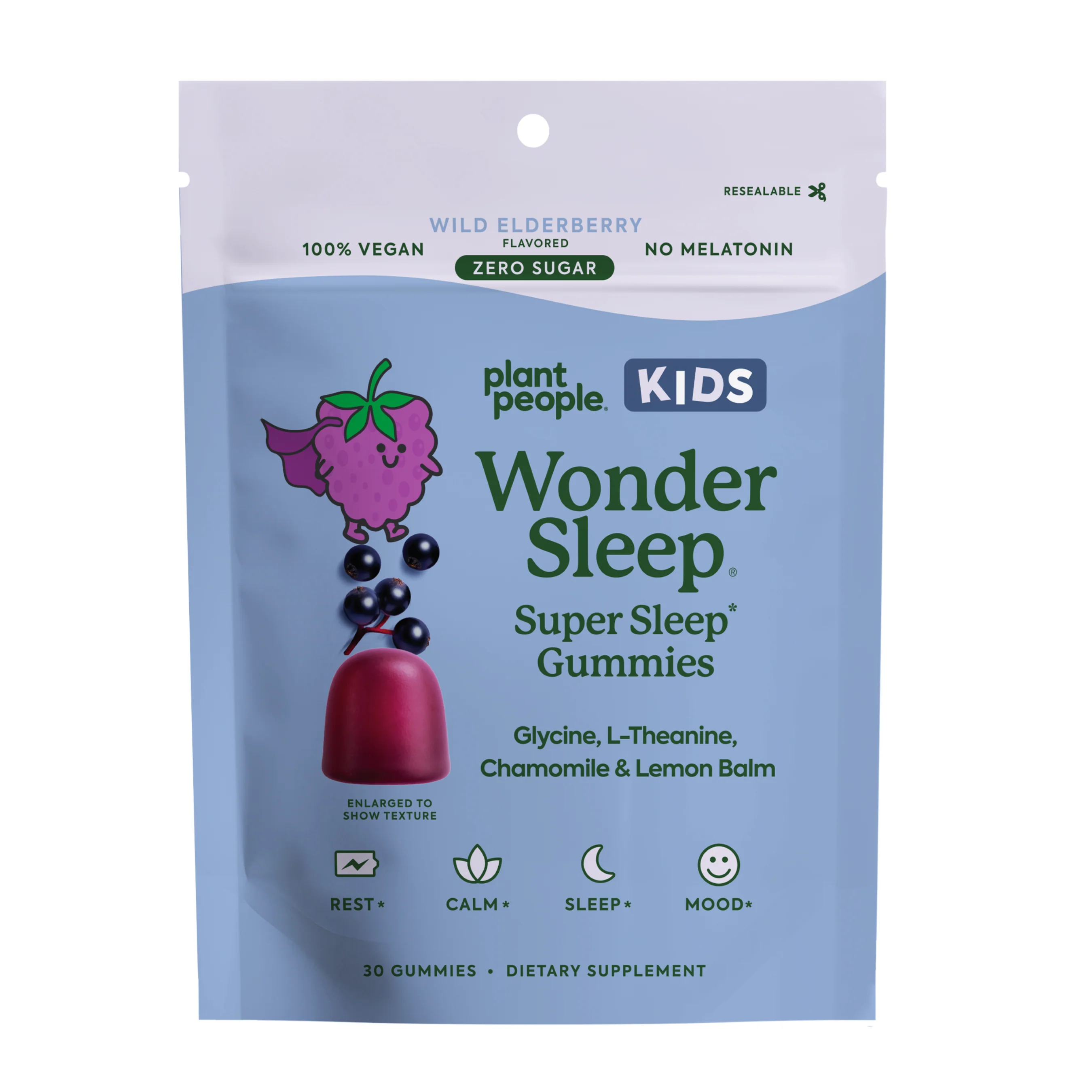 Original Plant People Wonder Sleep Kids Super Sleep Gummies Innovative
