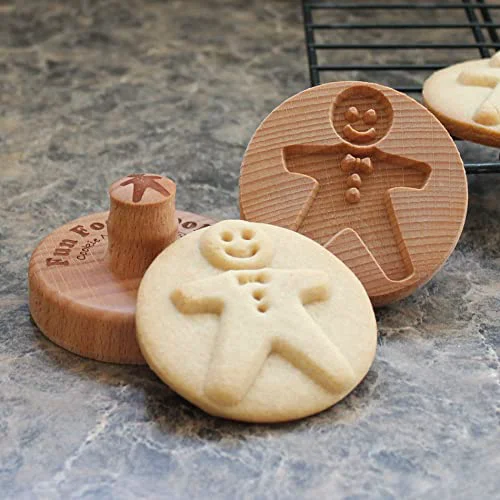 Top-Quality Wood Cookie Stamp Sophisticated