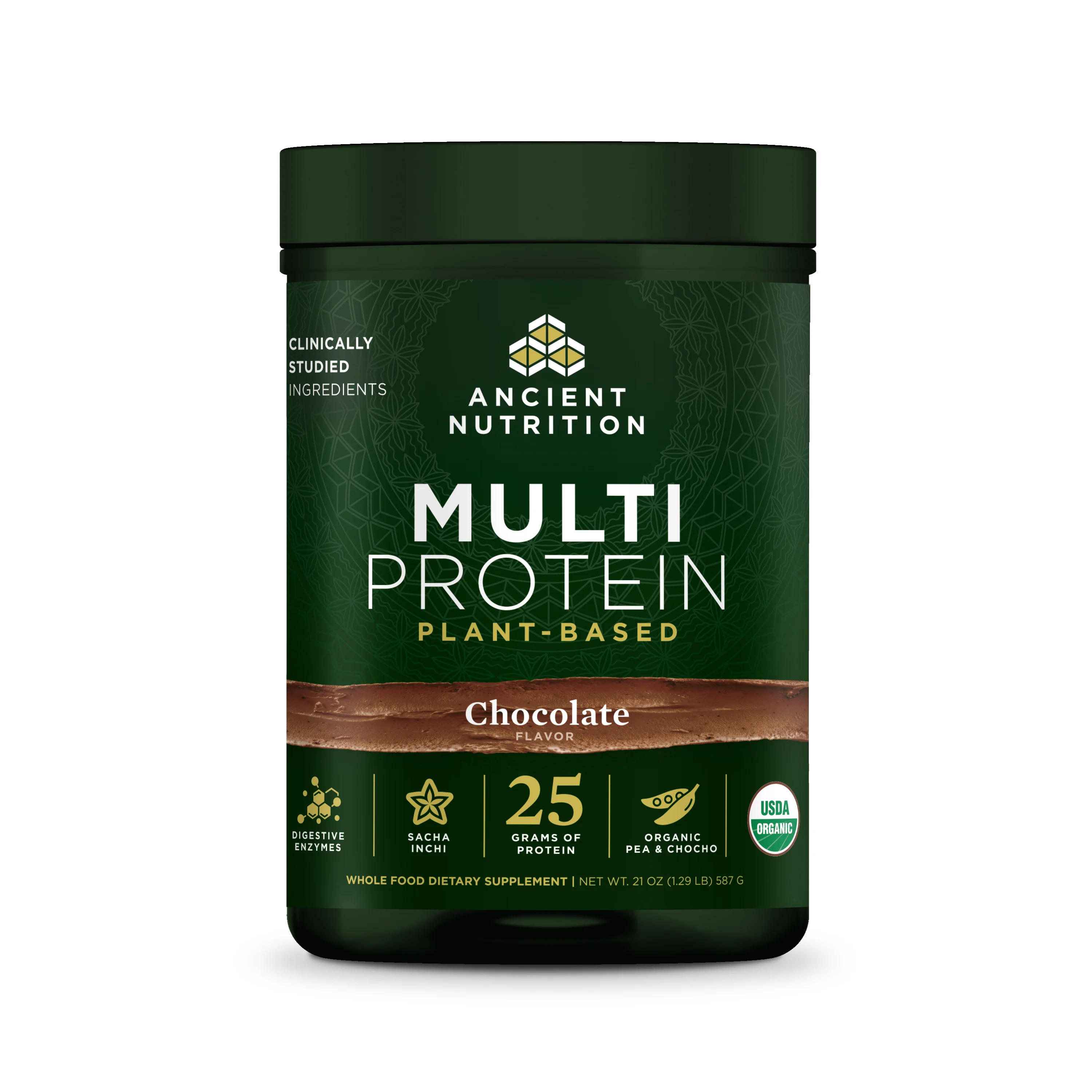 Lightweight Ancient Nutrition Multi Protein Powder Plant Based Environmentally Friendly
