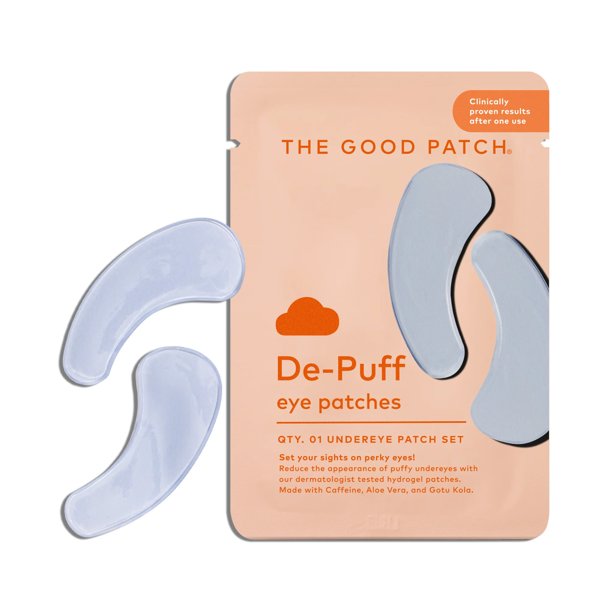 Long-Lasting The Good Patch De-Puff Hydrogel Undereye Patch Elegant