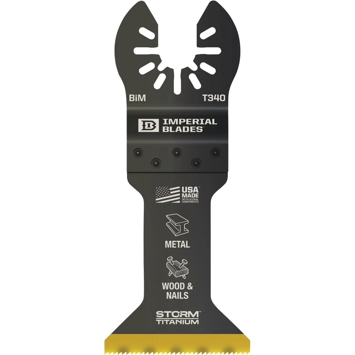 Refined Imperial Blades ONE FIT 1-3 4 In. Titanium STORM Wood Metal Oscillating Blade Eco-Friendly