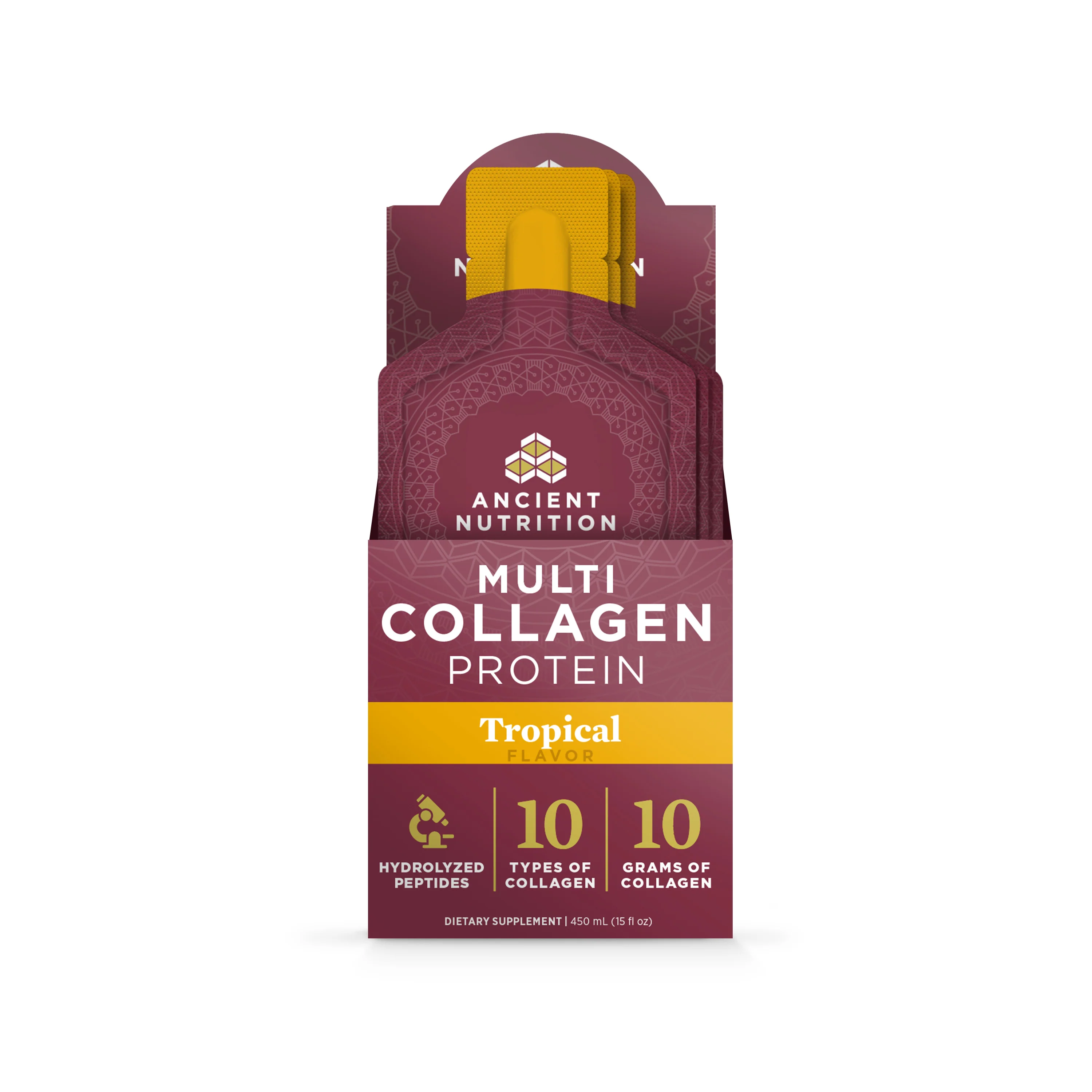 Long-Lasting Ancient Nutrition Multi Collagen Protein Gel Packs Detailed