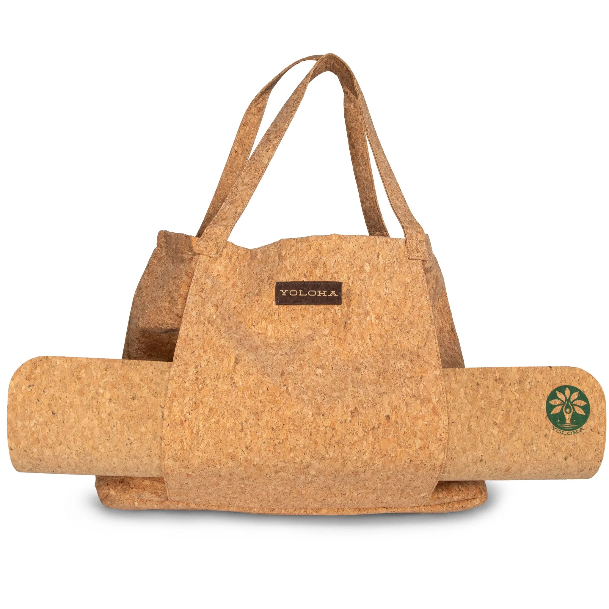 Soft Yoloha Yoga Cork Tote Bag Optimized
