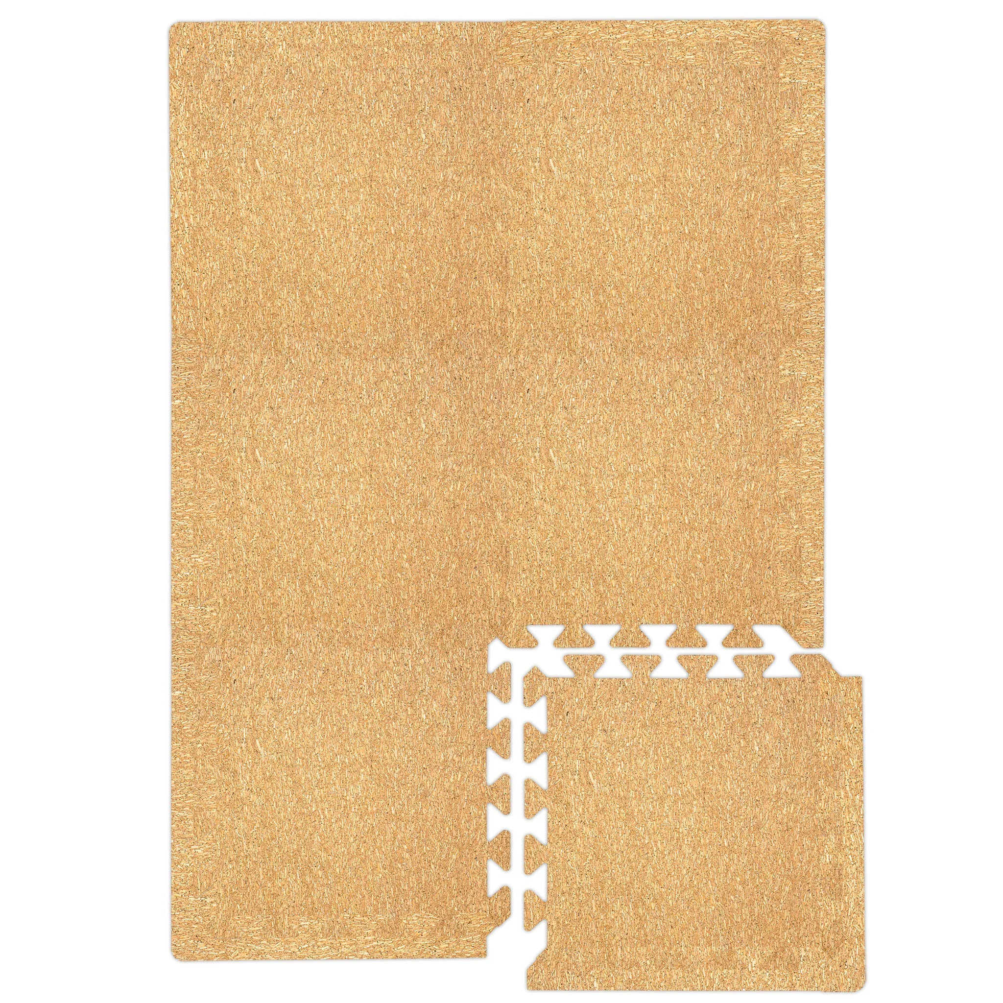 Environmentally Friendly Yoloha Yoga Cork Floor Mat High-End