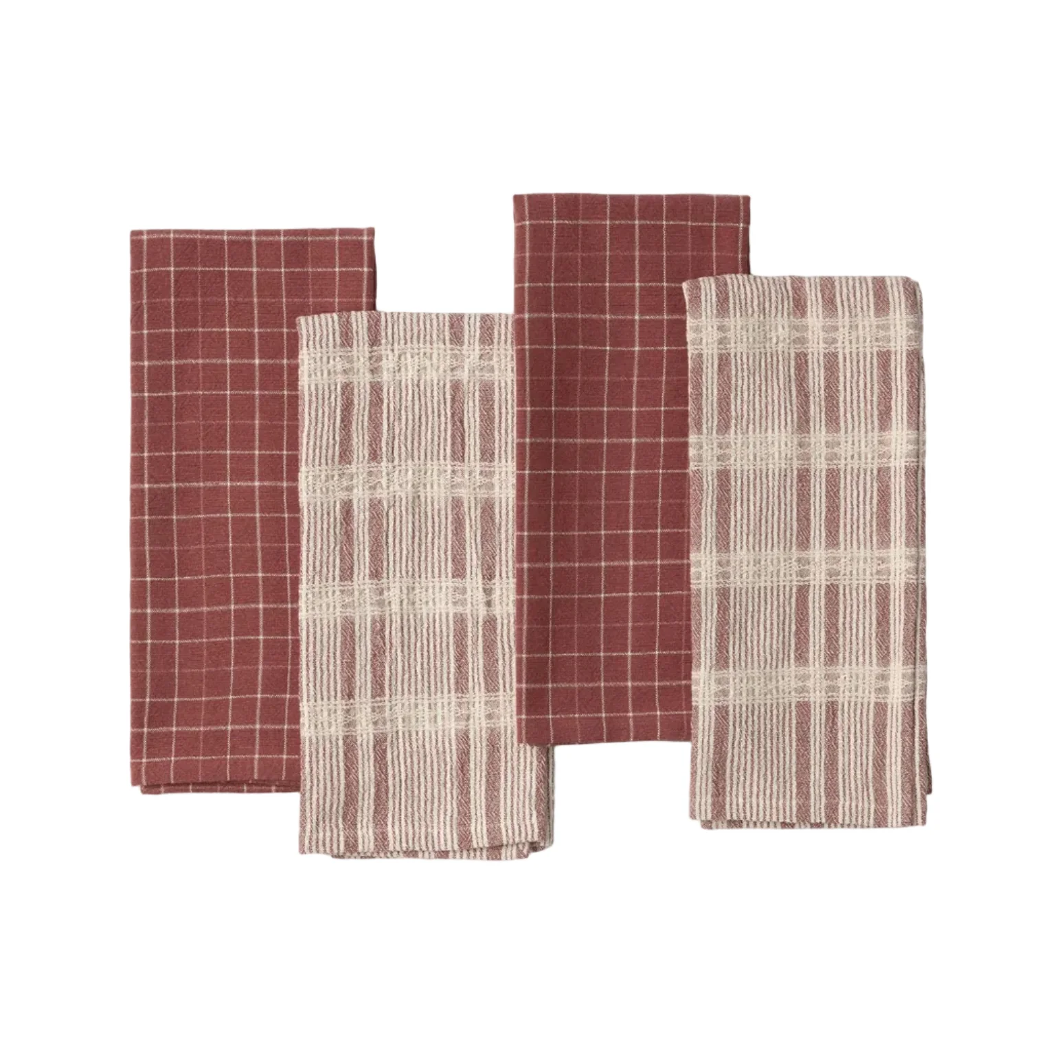 Specialty Coyuchi Clarendon Organic Kitchen Towels Set Traditional