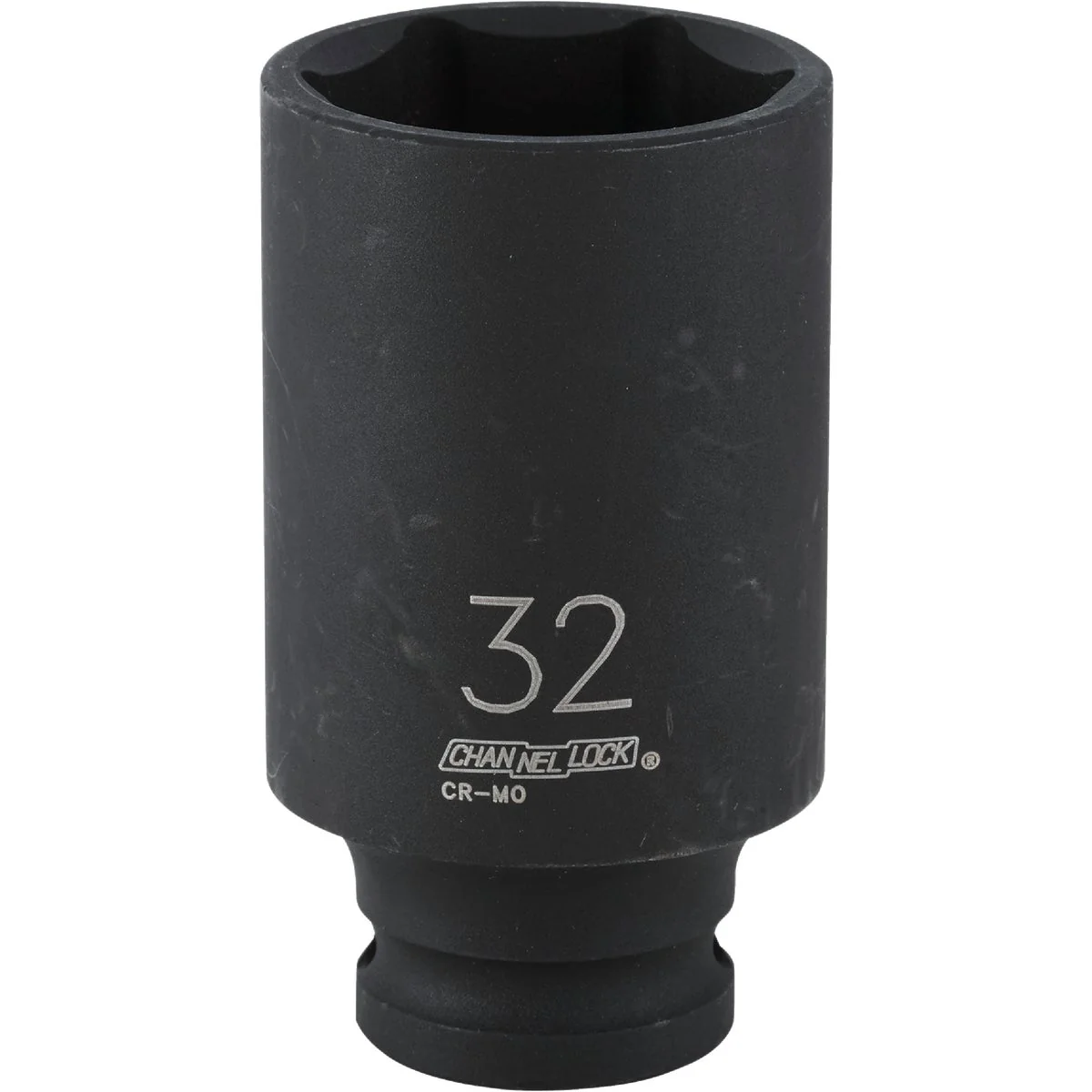 Detailed Channellock 1 2 In. Drive 32 mm 6-Point Deep Metric Impact Socket First-Class
