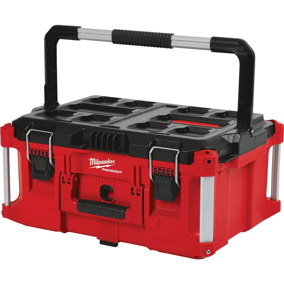 Sophisticated Milwaukee PACKOUT 16 In. x 11 In. Large Toolbox 100 Lb. Capacity High-Grade
