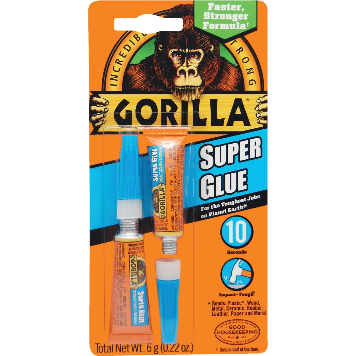 Natural Gorilla 0.11 Oz. Liquid Super Glue 2-Pack Crafted