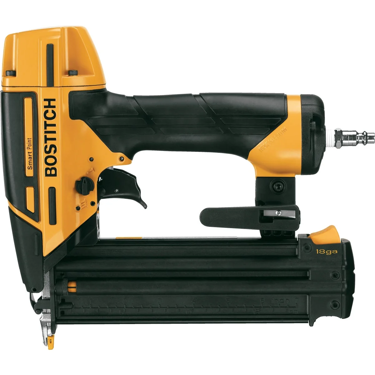 Dependable Bostitch Smart Point 18-Gauge 2-1 8 In. Brad Nailer Kit Top-Quality