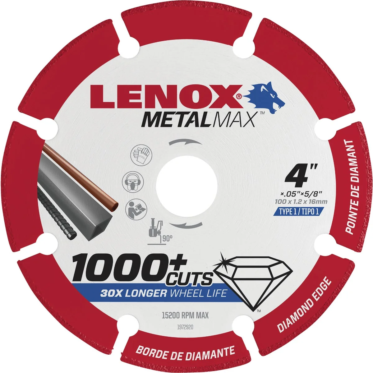 Practical Lenox MetalMax 4 In. Segmented Rim Dry Cut Diamond Blade with 5 8 In. Arbor Artisan