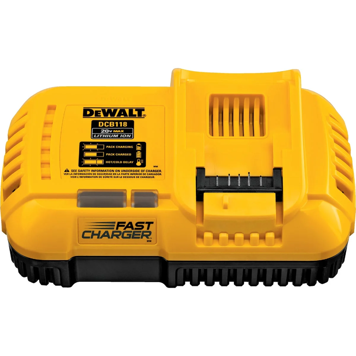 Healthy DeWalt 20 Volt MAX and 20 Volt 60 Volt Flexvolt Lithium-Ion Fan-Cooled Fast Battery Charger User-Friendly