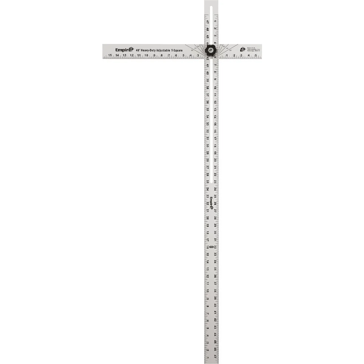 Smart Empire 48 In. Aluminum English Heavy-Duty Adjustable Drywall Square Specialty