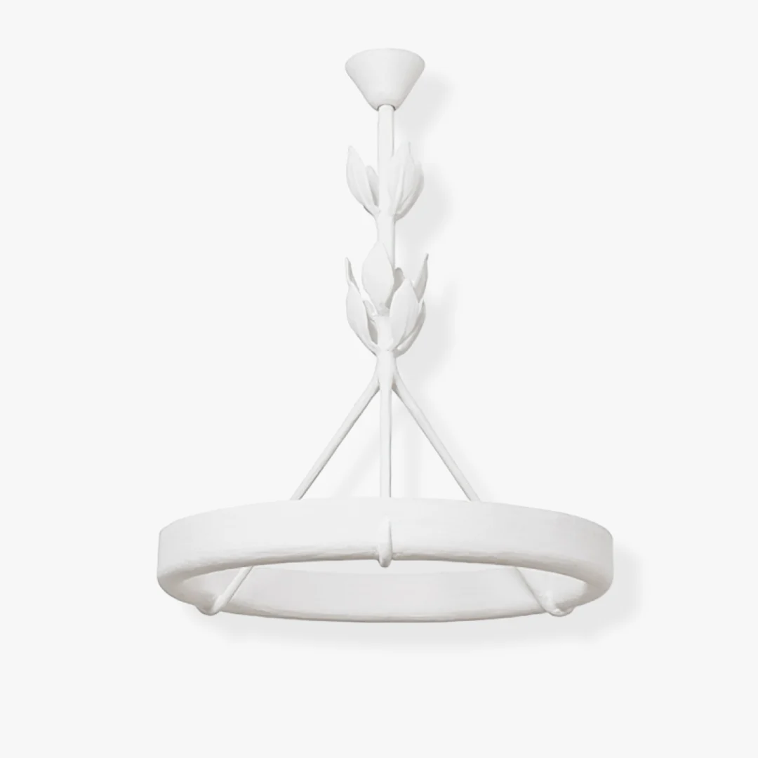 Exceptional Witte gipsen kroonluchter Optimized