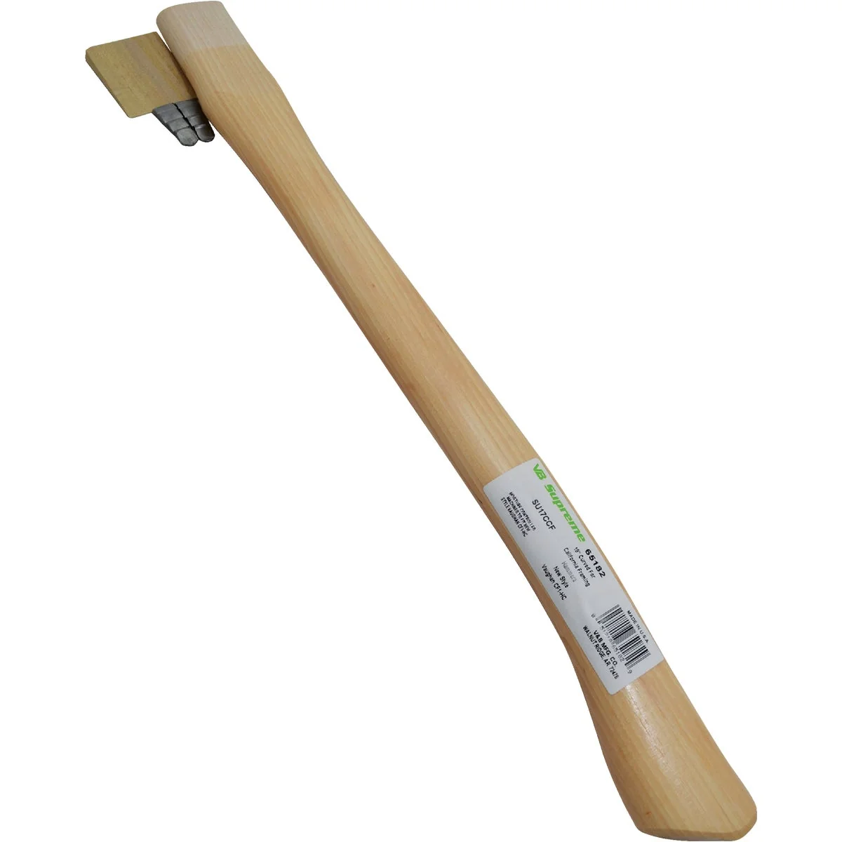 Smart Vaughan 19 In. Curved Hickory Framing Hammer Handle Certified