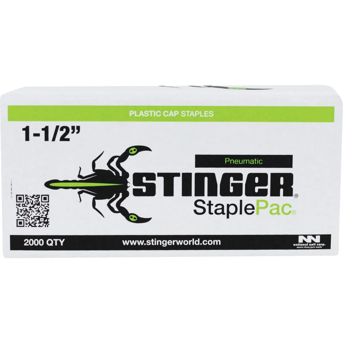 Effective Stinger StaplePac 18-Gauge 7 16 In. x 1-1 2 In. Caps Staples 2000 Ct. Stylish