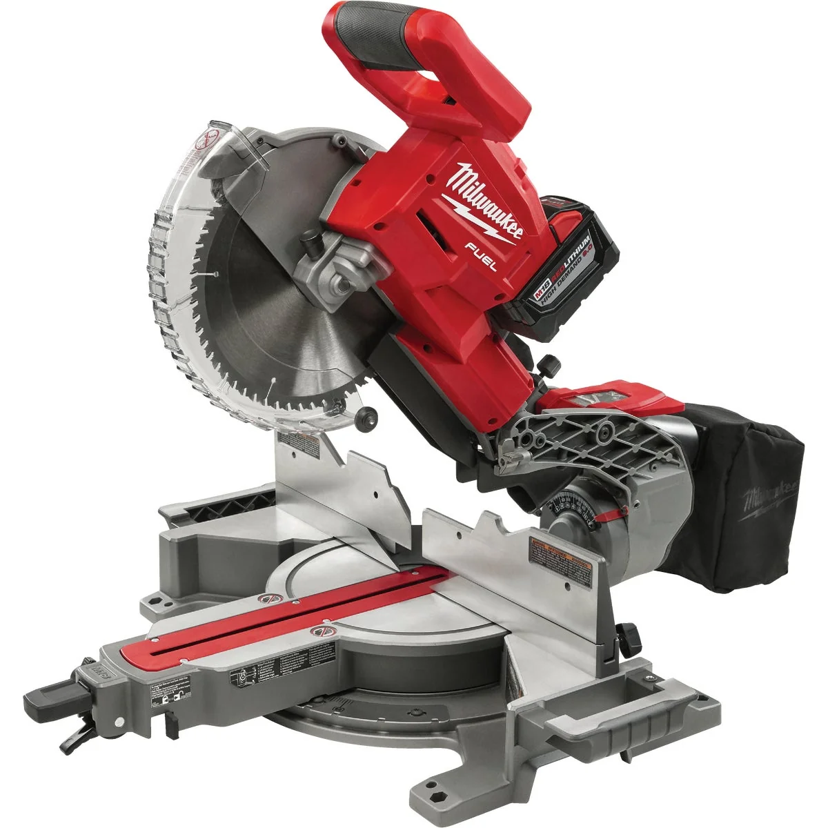 Effective Milwaukee M18 FUEL 18-Volt Lithium-Ion Brushless 10 In. Dual Bevel Sliding Compound Miter Saw Kit Refined