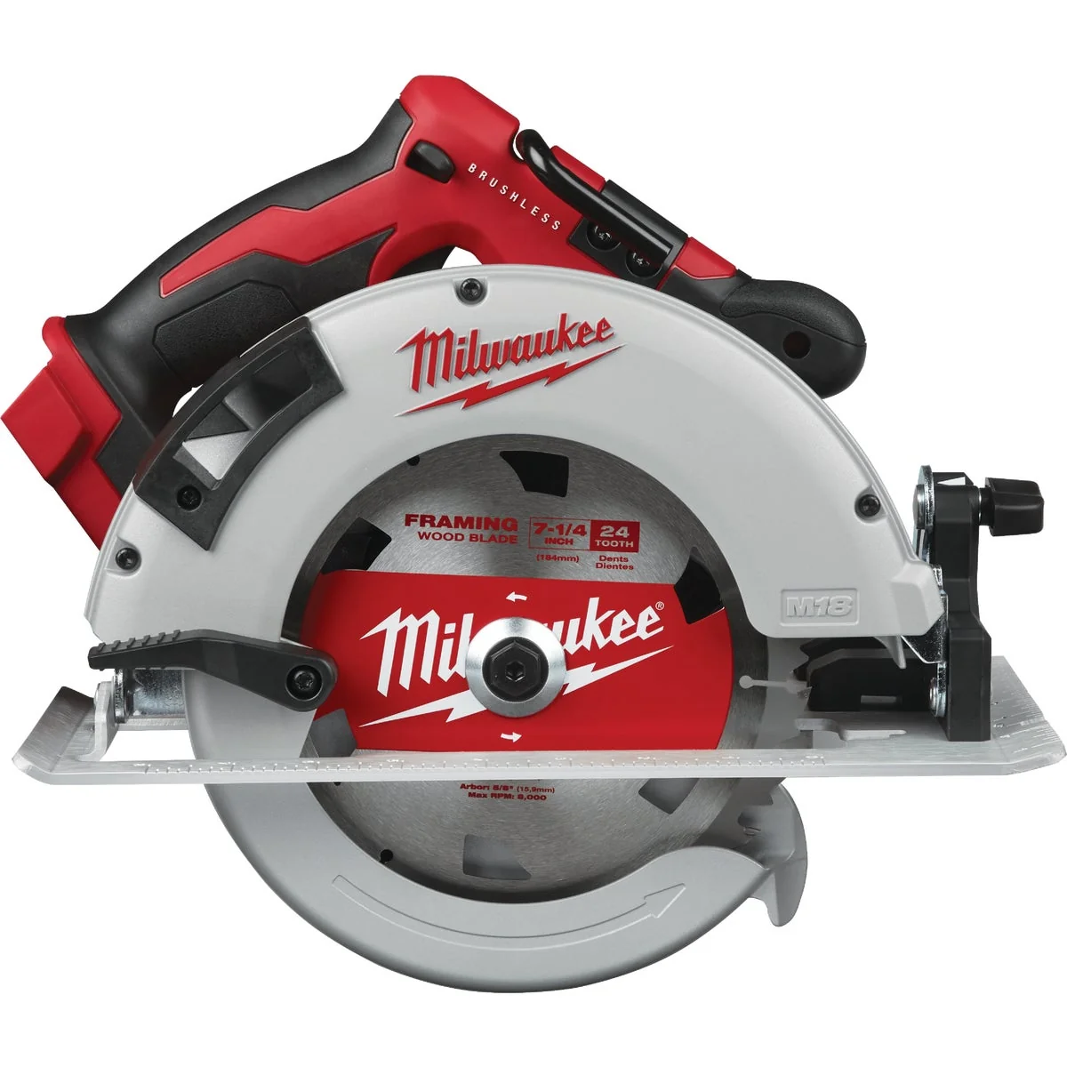Sophisticated Milwaukee M18 18 Volt Lithium-Ion Brushless 7-1 4 In. Cordless Circular Saw Bare Tool Reusable