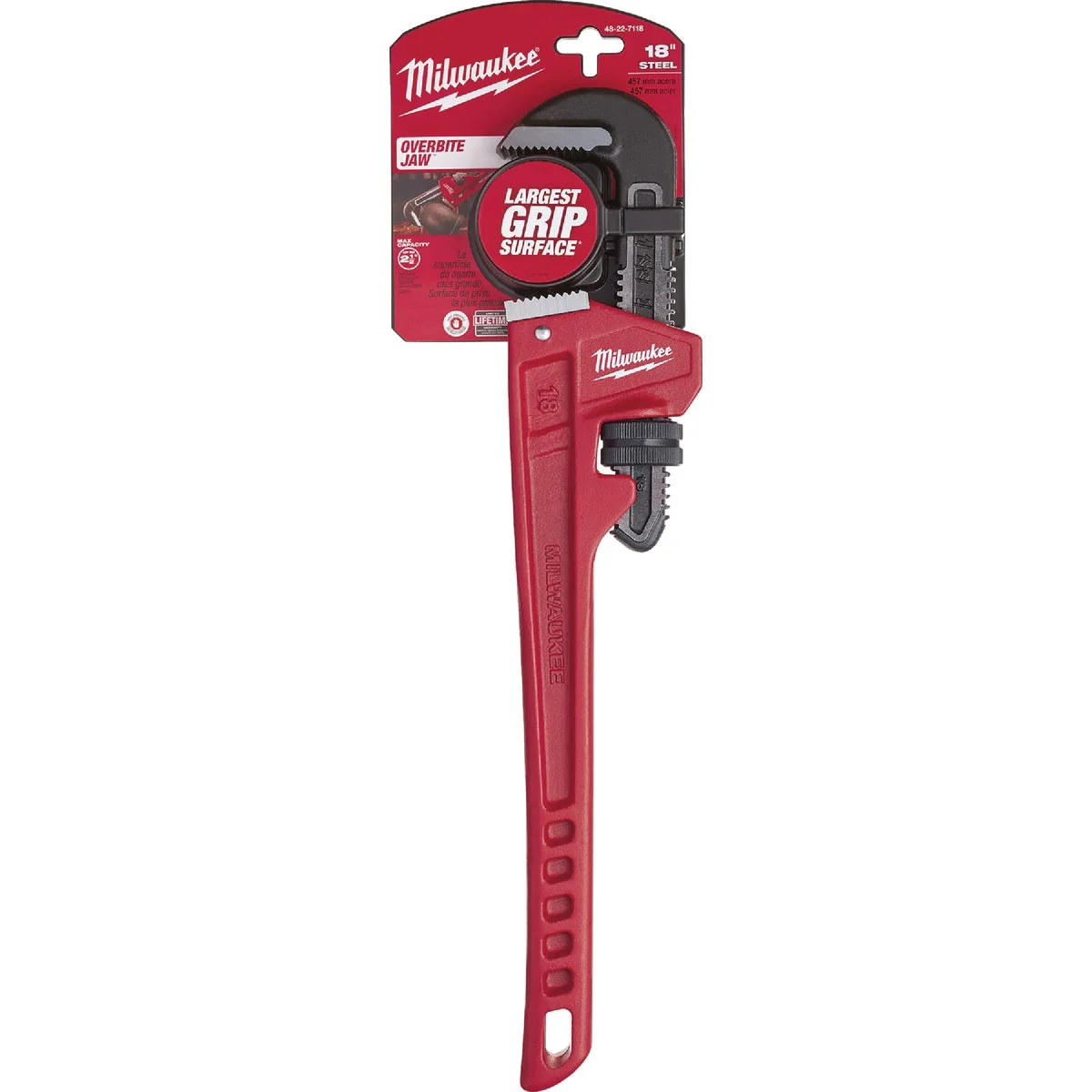 Dependable Milwaukee 18 In. Steel Pipe Wrench Next-Generation