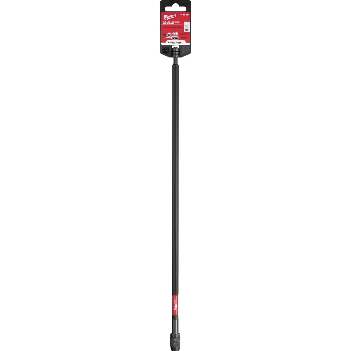 First-Class Milwaukee Shockwave 18 In. Magnetic Impact Locking Bit Holder Original Design