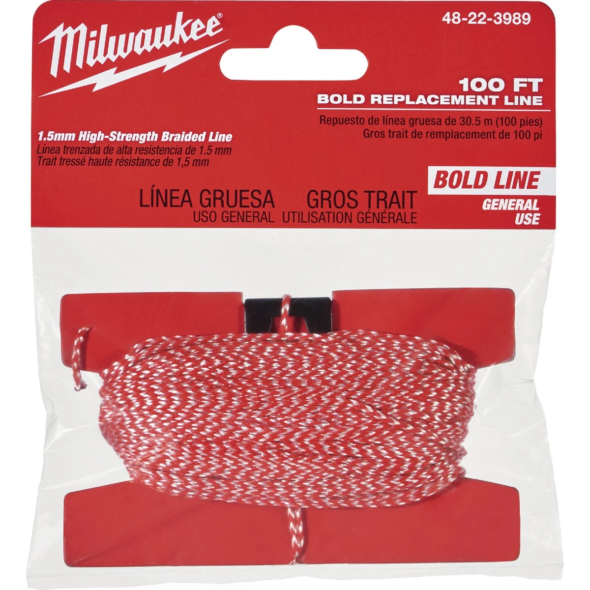 Reliable Milwaukee 100 Ft. Braided Nylon Bold Chalk Line Superior