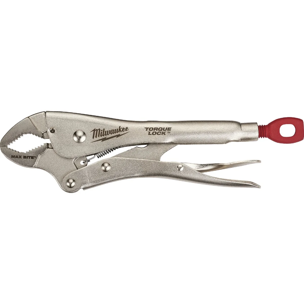 Quality Milwaukee Torque Lock Maxbite 10 In. Curved Jaw Locking Pliers Fine Crafted