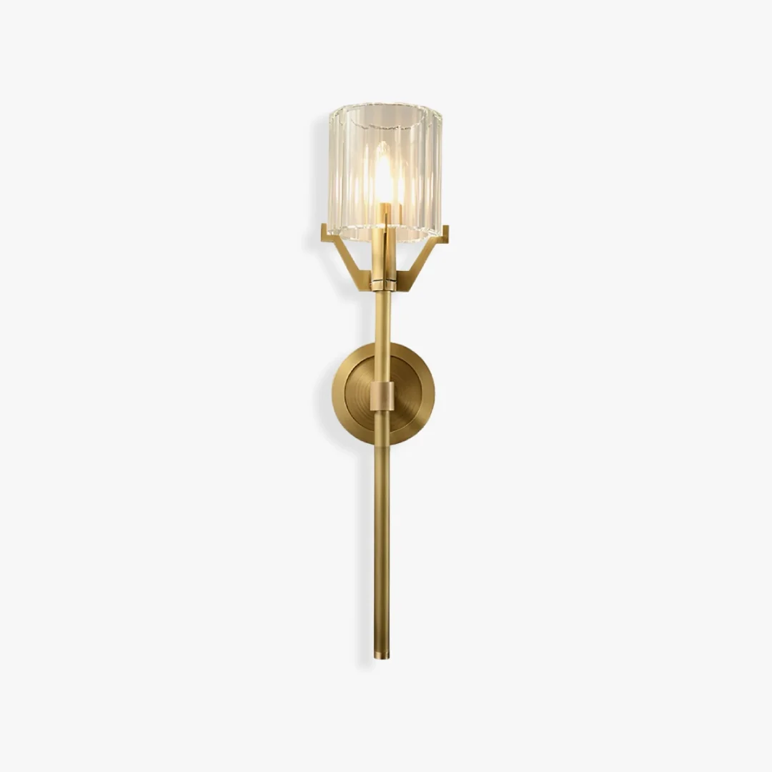 Elite Scepter messing kristallen wandkandelaar Premium Material