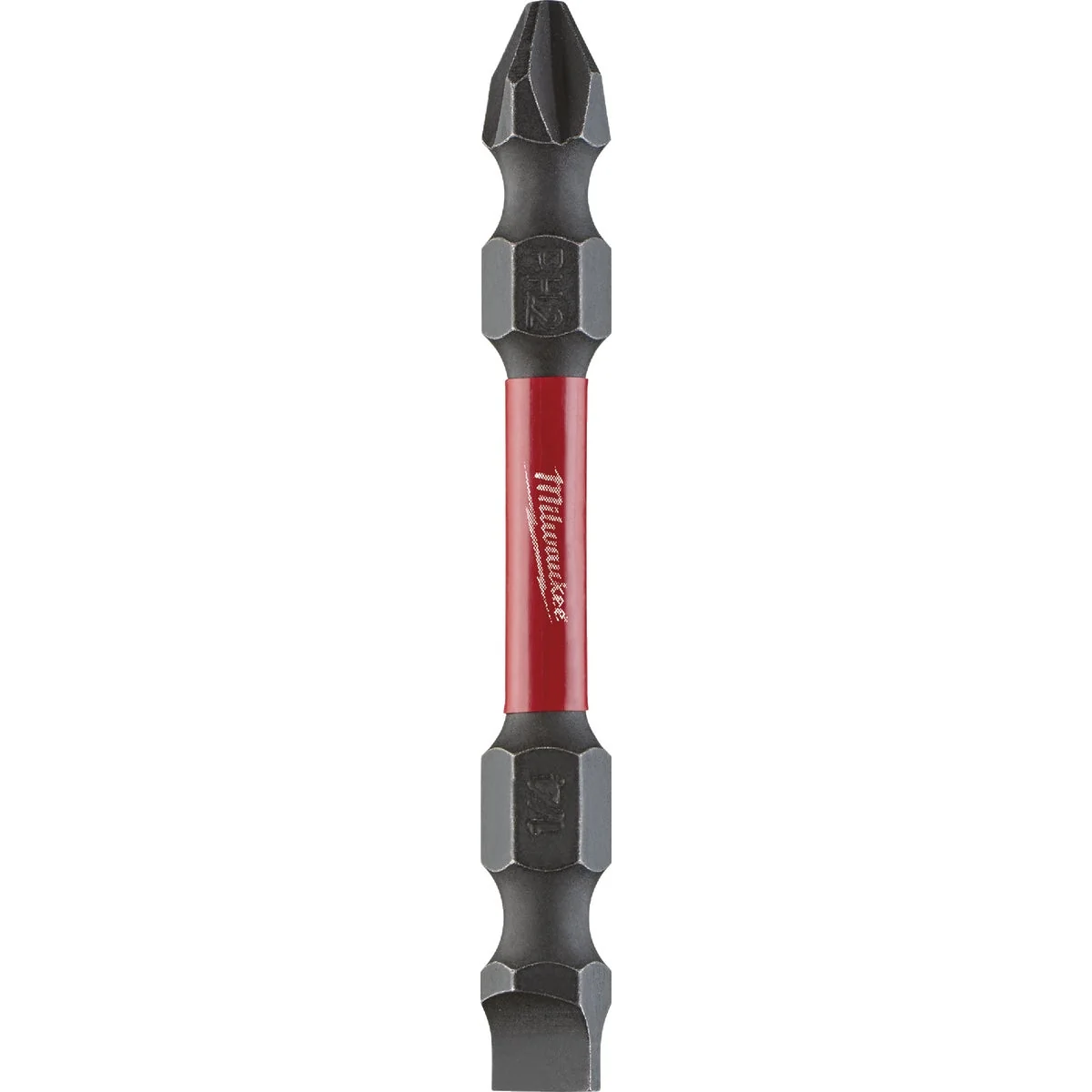 Responsible Milwaukee Shockwave 2 Phillips and 1 4 In. Slotted Power Double-End Screwdriver Bit Verified